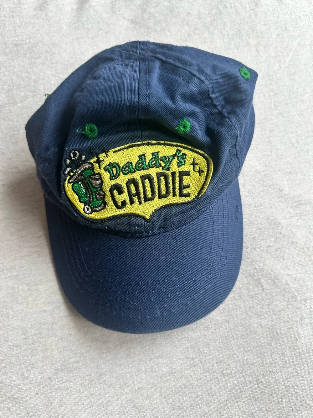Daddy's Caddie Navy Baseball Cap
